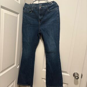a.n.a Dark Blue Flare Jeans